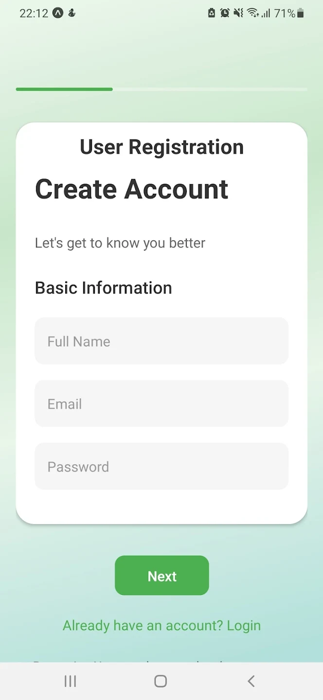 Login Screenshot